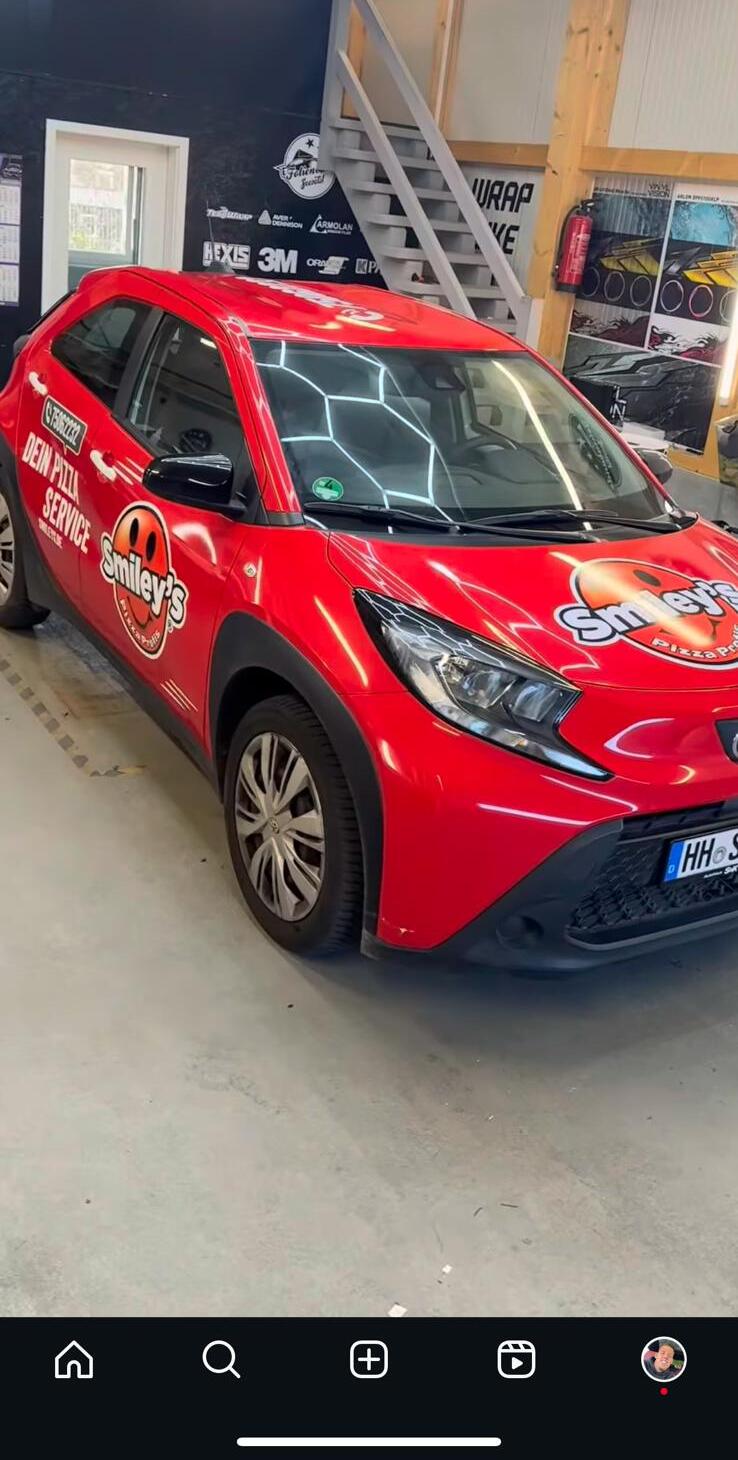 Foliencrew – Smileys Pizza: Flottenfolierung – mehrere Fahrzeuge