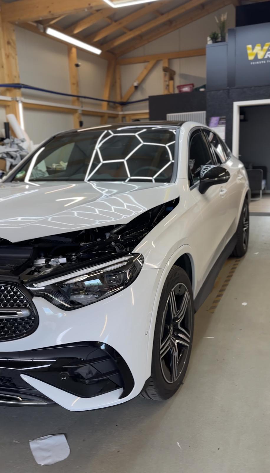 Foliencrew – Mercedes GLC Coupé: Lackschutzfolierung / PPF komplett